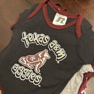 Texas A&M onesie